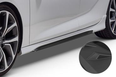 CSR Seitenschweller mit ABE für Opel Insignia B GSI / GS Line Plus SS477-L schwarz matt (Lackierung erforderlich)