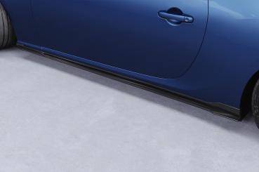 CSR Seitenschweller mit ABE für Toyota GT86 (ZN6) SS482-G Glossy schwarz Hochglanz (keine Lackierung erforderlich)