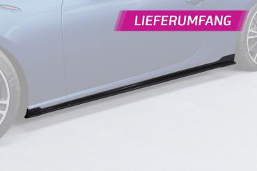 CSR Seitenschweller mit ABE für Toyota GT86 (ZN6) SS482-L schwarz matt (Lackierung erforderlich)