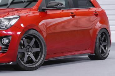 CSR Seitenschweller mit ABE für Kia Rio (YB) SS485 -S Kupfer matt (keine Lackierung erforderlich)
