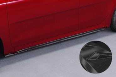 CSR Seitenschweller mit ABE für Kia Rio (YB) SS485-C Carbon Look Hochglanz (keine Lackierung erforderlich)