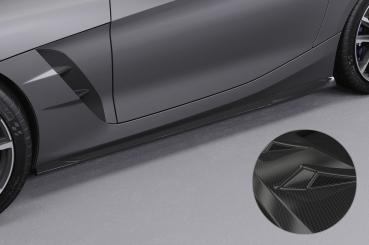 CSR Seitenschweller mit ABE für BMW Z4 (G29) M-Paket / M40i SS486-C Carbon Look Hochglanz (keine Lackierung erforderlich)