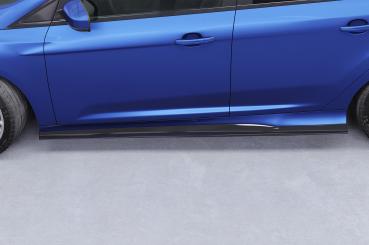 CSR Seitenschweller mit ABE für Ford Focus MK3 ST/ST-Line SS489-L schwarz matt (Lackierung erforderlich)