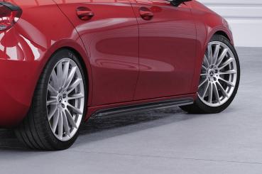CSR Seitenschweller mit ABE für Mercedes-Benz A-Klasse (W177) SS490-S schwarz matt strukturiert (keine Lackierung erforderlich)