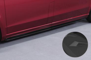 CSR Seitenschweller mit ABE für Mercedes-Benz V-Klasse 447 AMG-Line SS491-S schwarz matt strukturiert (keine Lackierung erforderlich)