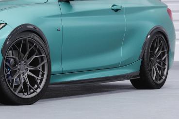 CSR Seitenschweller mit ABE für BMW 2er F22/F23 SS492-C Carbon Look Hochglanz (keine Lackierung erforderlich)