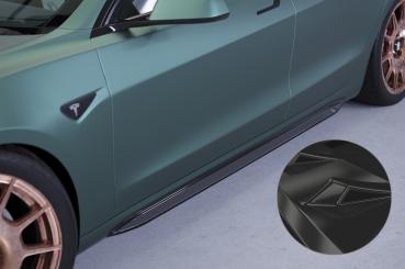 CSR Seitenschweller mit ABE für Tesla Model 3 SS494-G Glossy schwarz glänzend (keine Lackierung erforderlich)