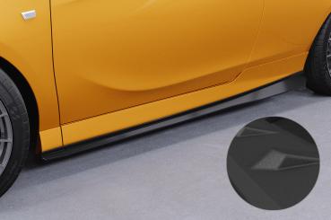 CSR Seitenschweller mit ABE für Opel Corsa E OPC SS507-S schwarz matt strukturiert (keine Lackierung erforderlich)