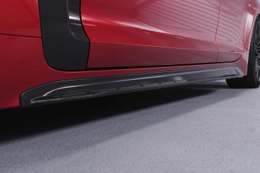 CSR Seitenschweller mit ABE für Kia Stinger GT SS509-L Lackierung erforderlich (schwarz matt)