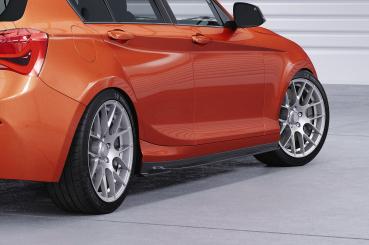 CSR Seitenschweller mit ABE für BMW 1er F20 / F21 SS510-L schwarz matt (Lackierung erforderlich)