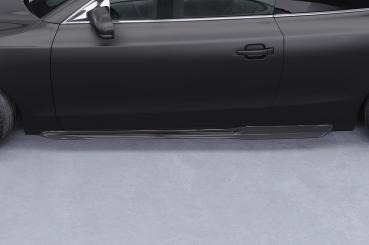 CSR Seitenschweller mit ABE für Audi A5 8T Coupe und Cabrio SS512-M Carbon Look matt strukturiert (keine Lackierung erforderlich)