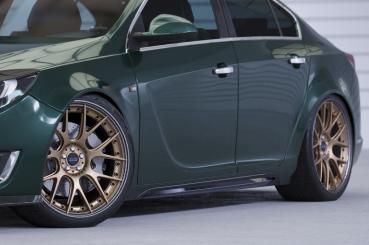 CSR Seitenschweller mit ABE für Opel Insignia A SS516-S Strukturiert schwarz matt (keine Lackierung erforderlich)