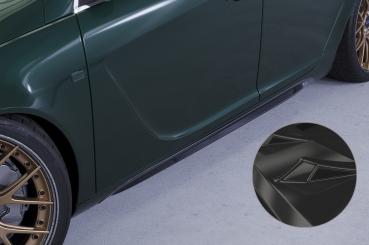 CSR Seitenschweller mit ABE für Opel Insignia A SS516-G Glossy schwarz Hochglanz (keine Lackierung erforderlich)