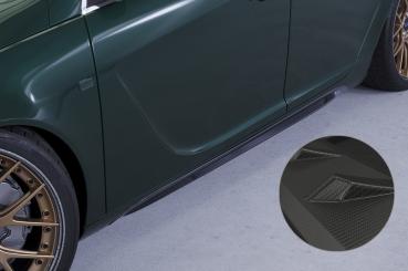 CSR Seitenschweller mit ABE für Opel Insignia A SS516-M Carbon Look matt strukturiert (keine Lackierung erforderlich)