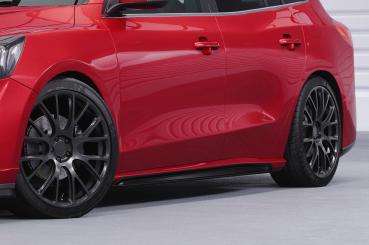 CSR Seitenschweller mit ABE für Ford Focus MK4 Turnier SS518-S schwarz matt strukturiert (keine Lackierung erforderlich)