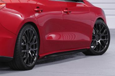 CSR Seitenschweller mit ABE für Ford Focus MK4 Turnier SS518-S schwarz matt strukturiert (keine Lackierung erforderlich)