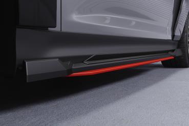 CSR Seitenschweller mit ABE für Mini F56 / F57 SS520-L schwarz matt (Lackierung erforderlich)