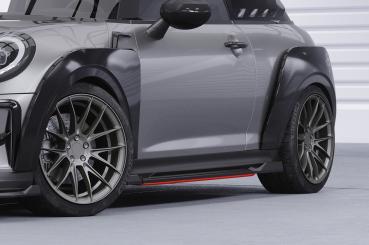 CSR Seitenschweller mit ABE für Mini F56 / F57 SS520-L schwarz matt (Lackierung erforderlich)