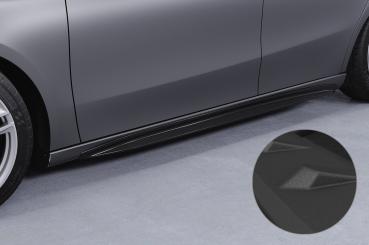 CSR Seitenschweller mit ABE für Mercedes-Benz A-Klasse (W177) SS527-S schwarz matt strukturiert (keine Lackierung erforderlich)