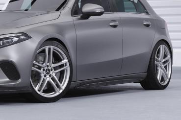 CSR Seitenschweller mit ABE für Mercedes-Benz A-Klasse (W177) SS527-M Carbon Look matt strukturiert (keine Lackierung erforderlich)