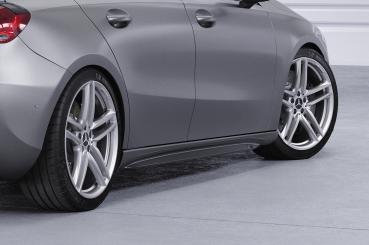 CSR Seitenschweller mit ABE für Mercedes-Benz A-Klasse (W177) SS527-M Carbon Look matt strukturiert (keine Lackierung erforderlich)