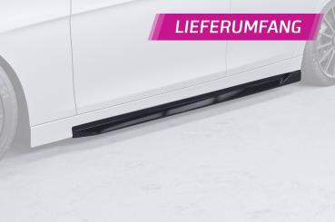 CSR Seitenschweller mit ABE für BMW 3er F30 / F31 SS529-S Strukturiert schwarz matt (keine Lackierung erforderlich)