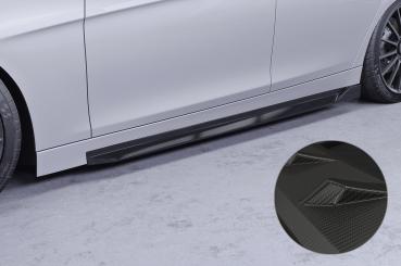CSR Seitenschweller mit ABE für BMW 3er F30 / F31 SS529-M Carbon Look matt strukturiert (keine Lackierung erforderlich)