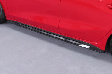 CSR Seitenschweller mit ABE für Audi A3 S-Line / S3 (8Y) SS532-L schwarz matt (Lackierung erforderlich)