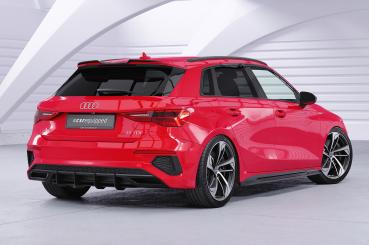 CSR Seitenschweller mit ABE für Audi A3 S-Line / S3 (8Y) SS532-L schwarz matt (Lackierung erforderlich)