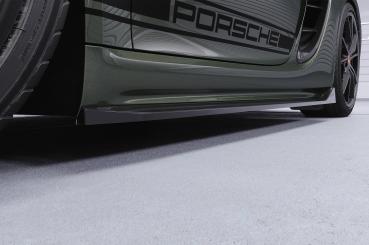 CSR Seitenschweller mit ABE für Porsche 718 Boxster / Cayman (Typ 982) SS533-C Carbon Look glänzend (keine Lackierung erforderlich)