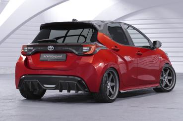 CSR Seitenschweller mit ABE für Toyota Yaris 4 (XP21) SS534-S schwarz matt strukturiert (keine Lackierung erforderlich)