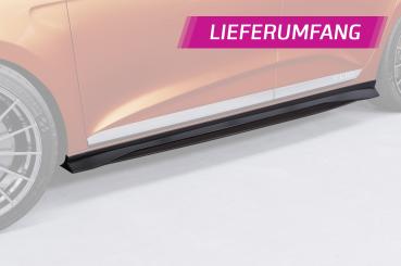 CSR Seitenschweller mit ABE für Renault Clio 5 SS536-S schwarz matt strukturiert (keine Lackierung erforderlich)