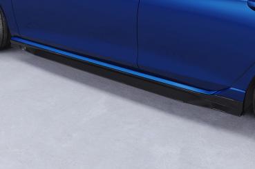 CSR Seitenschweller mit ABE für VW Golf 8 R SS538-L Lackierung erforderlich (schwarz matt)