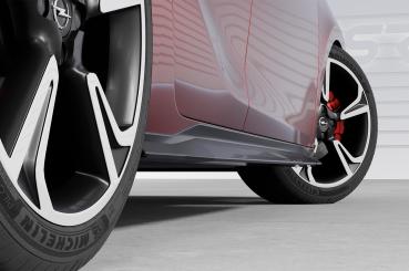 CSR Seitenschweller mit ABE für Opel Corsa F SS541-S schwarz matt strukturiert (keine Lackierung erforderlich)