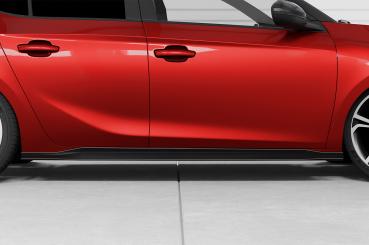 CSR Seitenschweller mit ABE für Opel Corsa F SS541-S schwarz matt strukturiert (keine Lackierung erforderlich)