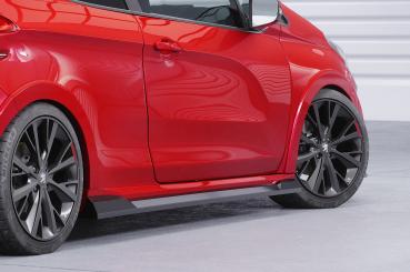 CSR Seitenschweller mit ABE für Peugeot 208 (1.Gen) GTi SS544-L schwarz matt (Lackierung erforderlich)