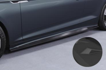CSR Seitenschweller mit ABE für Audi A5 (F5) Coupe / Cabrio SS548-S schwarz matt strukturiert (keine Lackierung erforderlich)