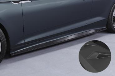 CSR Seitenschweller mit ABE für Audi A5 (F5) Coupe / Cabrio SS548-L schwarz matt (Lackierung erforderlich)