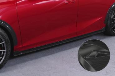 CSR Seitenschweller mit ABE für Opel Astra L Schrägheck SS549-C Carbon Look glänzend (keine Lackierung erforderlich)