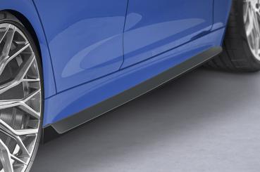 CSR Seitenschweller mit ABE für BMW 4er (F32, F33, F36) SS550-C Carbon Look glänzend (keine Lackierung erforderlich)