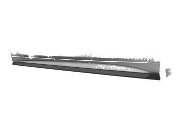 CSR Seitenschweller mit ABE für BMW 4er (F32, F33, F36) SS550-C Carbon Look glänzend (keine Lackierung erforderlich)