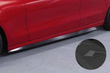 CSR Seitenschweller mit ABE für Mercedes Benz C-Klasse W206 / S206 SS552-S schwarz matt strukturiert (keine Lackierung erforderlich)