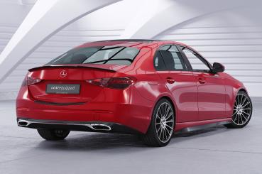 CSR Seitenschweller mit ABE für Mercedes Benz C-Klasse W206 / S206 SS552-S schwarz matt strukturiert (keine Lackierung erforderlich)