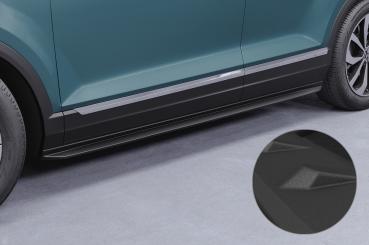CSR Seitenschweller mit ABE für VW T-Roc (A1) SS556-S Strukturiert schwarz matt (keine Lackierung erforderlich)
