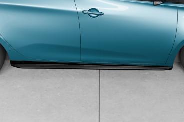 CSR Seitenschweller mit ABE für Renault Zoe SS561-C Carbon Look Hochglanz (keine Lackierung erforderlich)