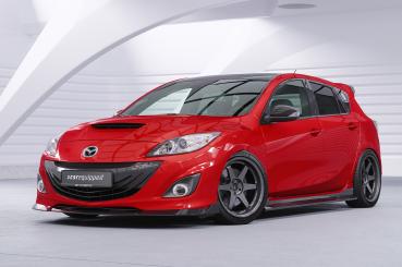CSR Seitenschweller mit ABE für Mazda 3 (Typ BL) MPS SS563-S schwarz matt strukturiert (keine Lackierung erforderlich)