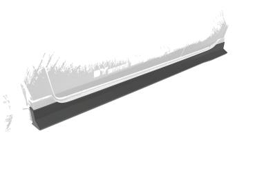 CSR Seitenschweller mit ABE für Mazda 3 (Typ BL) MPS SS563-S schwarz matt strukturiert (keine Lackierung erforderlich)