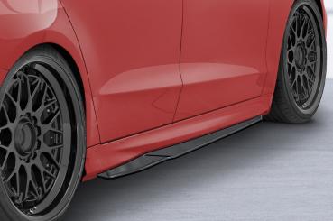 CSR Seitenschweller mit ABE für Ford Mondeo MK5 (BA7) ST-Line SS566-L schwarz matt (Lackierung erforderlich)