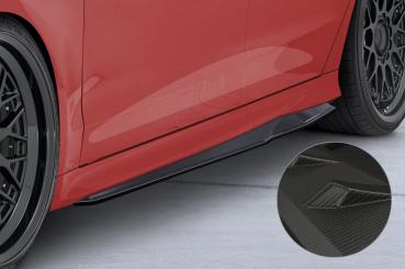 CSR Seitenschweller mit ABE für Ford Mondeo MK5 (BA7) ST-Line SS566-M Carbon Look matt strukturiert (keine Lackierung erforderlich)
