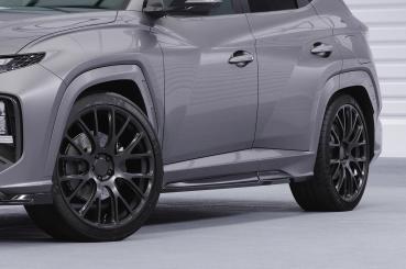 CSR Seitenschweller mit ABE für Hyundai Tucson 4 (NX4) N-Line SS570-S schwarz matt strukturiert (keine Lackierung erforderlich)